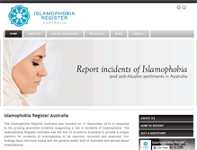 Tablet Screenshot of islamophobia.com.au